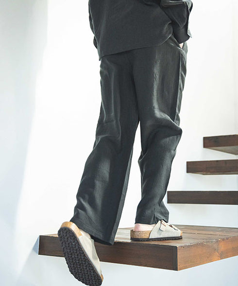 MR.OLIVE /SILKY LINEN / RELAX EASY PANTS ミスターオリーブ/シルキーリネン/リラックスイージーパンツ
